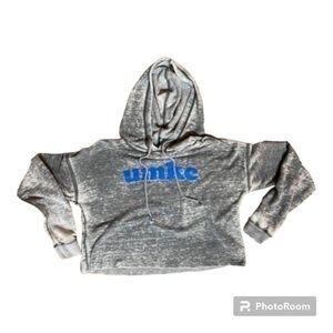 China- D distressed UMKC hoodie